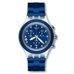 SVCK4055AG Swatch Full-Blooded Navy Unisex Kol Saati