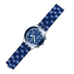 SVCK4055AG Swatch Full-Blooded Navy Unisex Kol Saati
