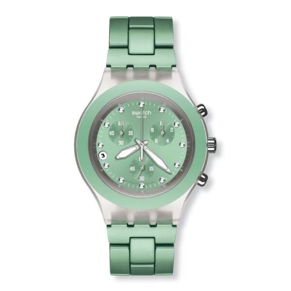 SVCK4056AG Swatch Full-Blooded Mint Bayan Kol Saati