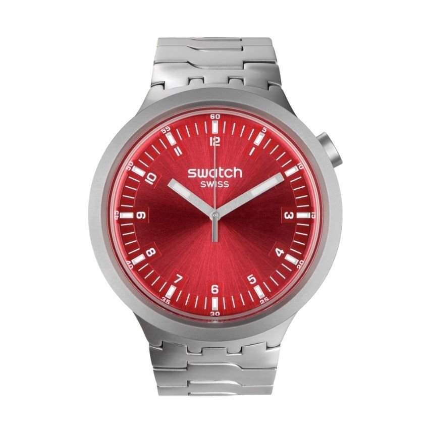 SB07S104G Swatch Big Bold Irony Scarlet Shimmer Erkek Kol Saati
