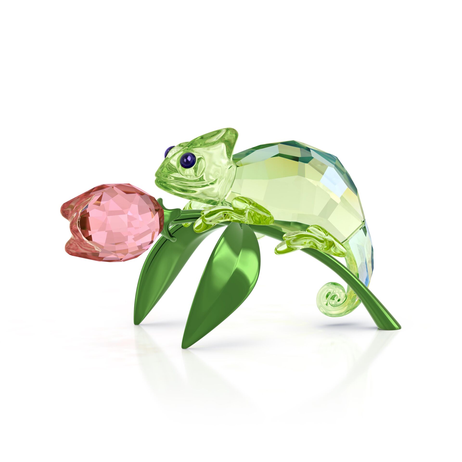 5719811 Swarovski Biblo Idyllıa:Chameleon And Tulıp