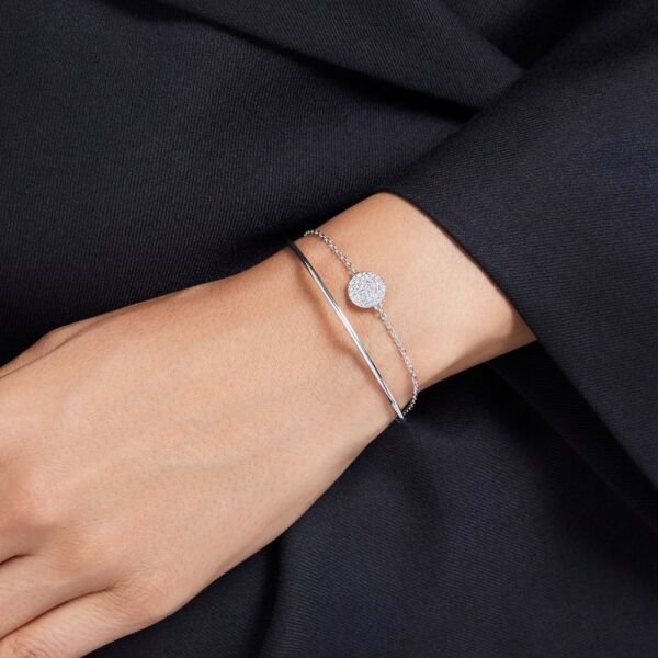 5683447 Swarovski Bilezik Meteora:Soft Mb Cry/Rhs M 5683447