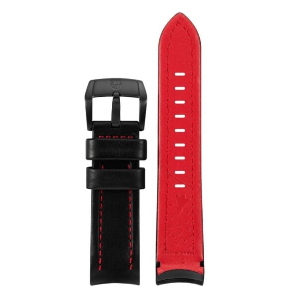 LUMINOX FEX.5120.20B.K Siyah/Kırmızı 24 mm Deri Kayış