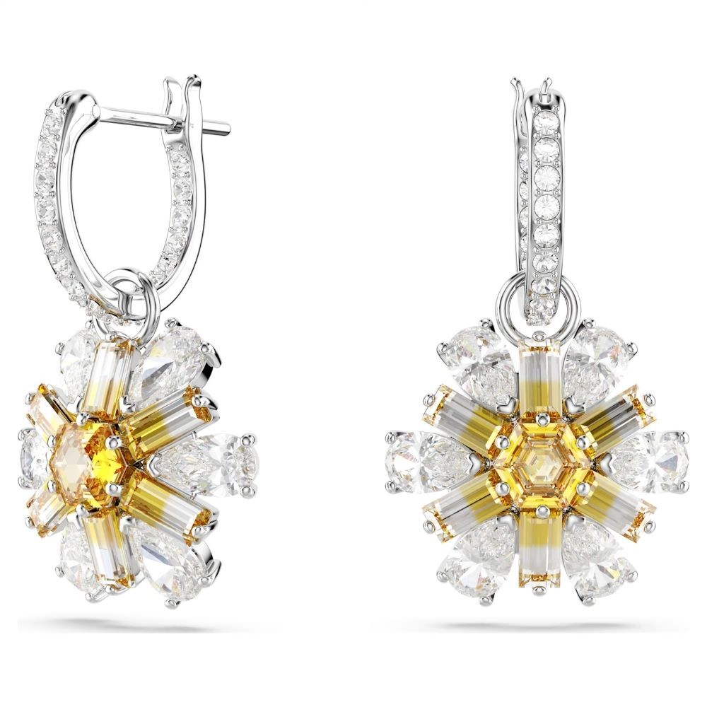 5683243 Swarovski Küpe Idyllıa E:Pe Mn Hoop Drop Yel/Rhs 5683243
