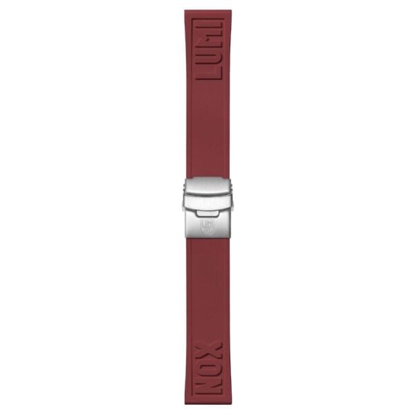 LUMINOX FPX.2406.32Q.K Koyu Kırmızı 24 mm NBR Kordon