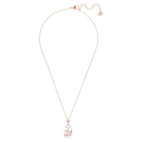 5473024 Swarovski Kolye Dazzling Swan:Necklace Y Czmo/Ros 5473024