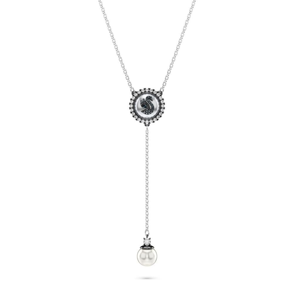 5681403 Swarovski Kolye Swan:Necklace Prl Gry/Rhs 5681403