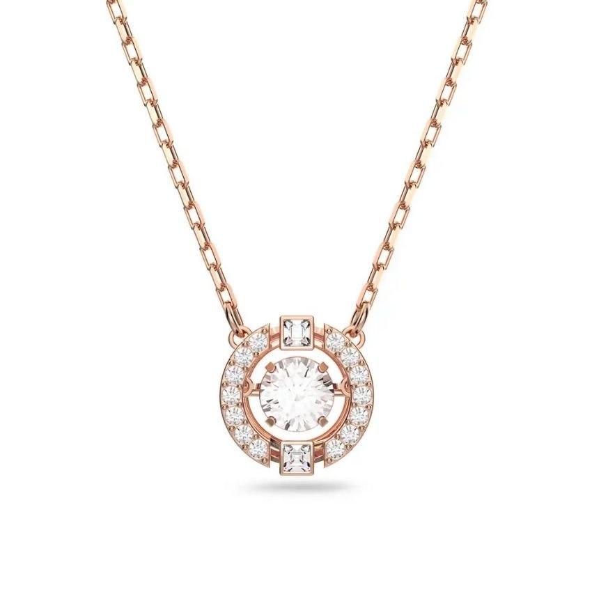 5272364 Swarovski Kolye Sparkling Dc:Necklace Czwh/Cry/Ros