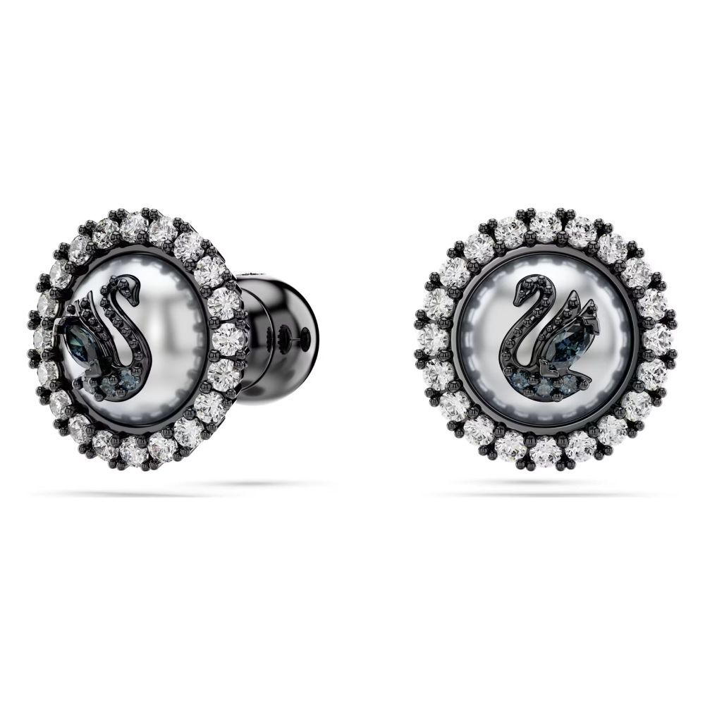 5680848 Swarovski Küpe Swan:Pe Prl Gry/Bru 5680848