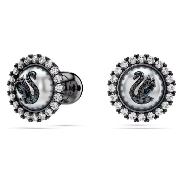 5680848 Swarovski Küpe Swan:Pe Prl Gry/Bru 5680848