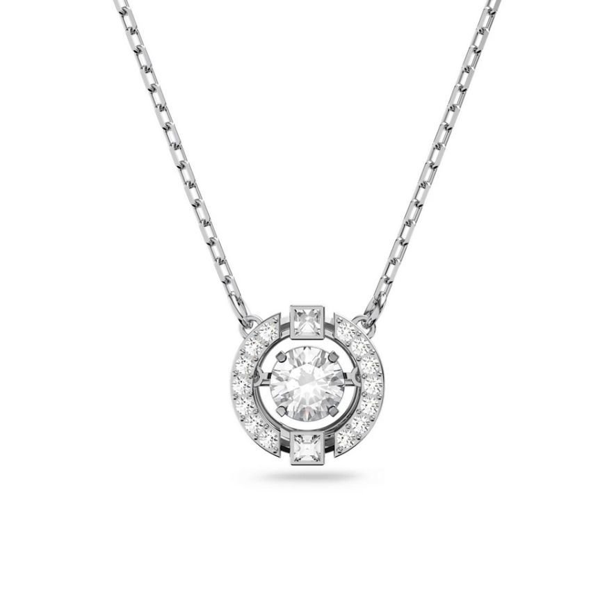 5286137 Swarovski Kolye Sparkling Dc:Necklace Czwh/Cry/Rhs