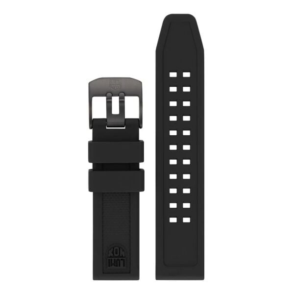 LUMINOX FPX.7050.20B.K Siyah 20 mm Silikon Kordon