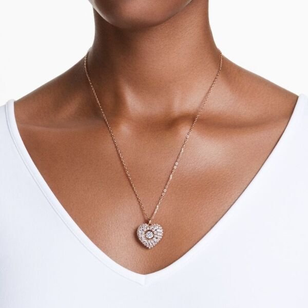 5680402 Swarovski Kolye Hyperbola:Pend Hrt Wh Whıte/Ros 5680402