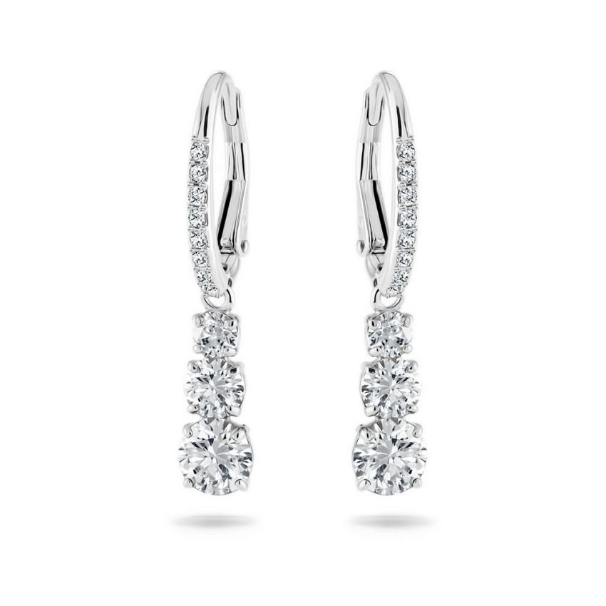 5416155 Swarovski Küpe Attract Trilogy:Pe Rnd Czwh/Rhs