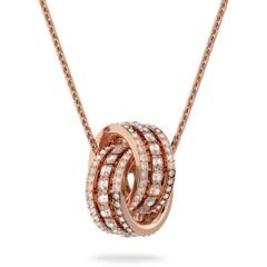 5419853 Swarovski Kolye Further:Pendant Double Czwh/Cry/Ros
