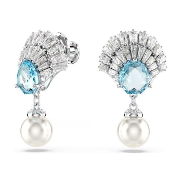 5680301 Swarovski Küpe Idyllıa E:Pe Drop Pearl Aqua/Rhs 5680301