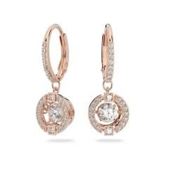 5504753 Swarovski Küpe Sparkling Dc-Pe Drop Czwh-Cry-Ros 2.0