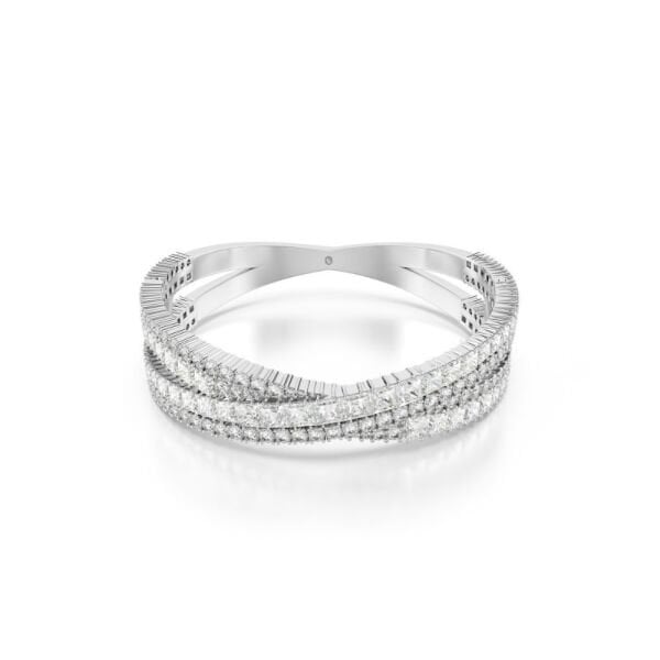5680269 Swarovski Bilezik Hyperbola:Cuff L Whıte/Rhs M 5680269