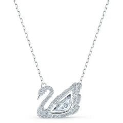 5514421 Swarovski Kolye Dancing Swan-Necklace Czwh-Rhs