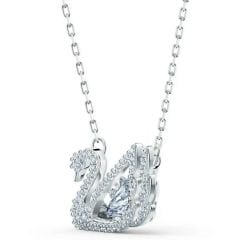 5514421 Swarovski Kolye Dancing Swan-Necklace Czwh-Rhs