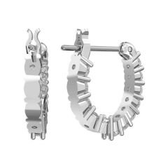 5562126 Swarovski Küpe Vıttore-Pe Mını Hoop Czwh-Rhs