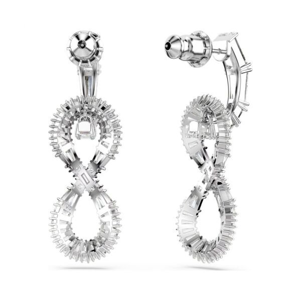 5679793 Swarovski Küpe Hyperbola:Pe Mn Hoop Whıte/Rhs 5679793