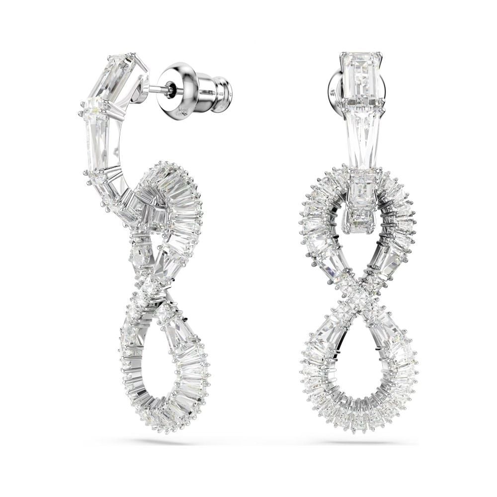 5679793 Swarovski Küpe Hyperbola:Pe Mn Hoop Whıte/Rhs 5679793