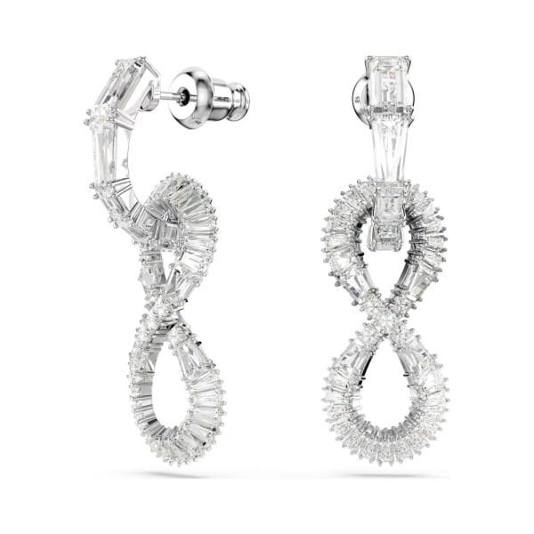 5679793 Swarovski Küpe Hyperbola:Pe Mn Hoop Whıte/Rhs 5679793