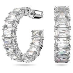 5612673 Swarovski Küpe Mıllenıa:Pe Hoop Clear Whıte/Rhs