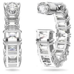 5612673 Swarovski Küpe Mıllenıa:Pe Hoop Clear Whıte/Rhs