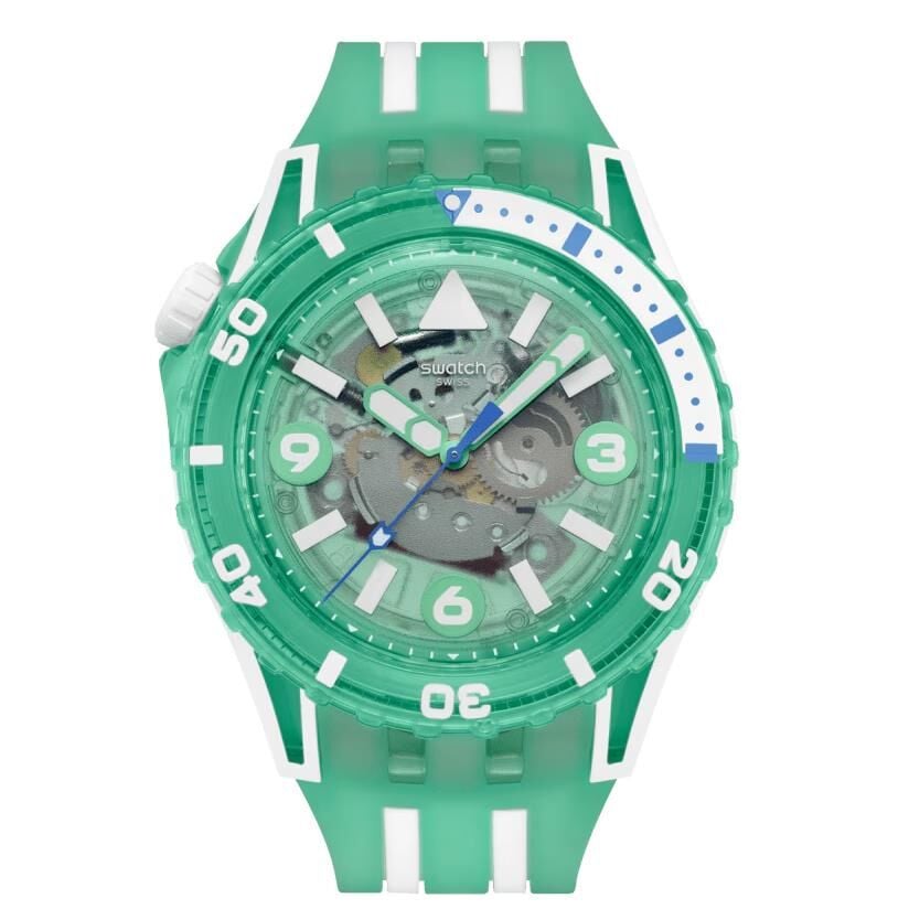 SSCU09L100 Swatch Scubaqua Maedusae Erkek Kol Saati
