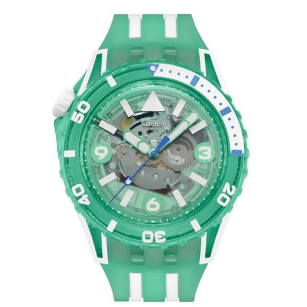 SSCU09L100 Swatch Scubaqua Maedusae Erkek Kol Saati