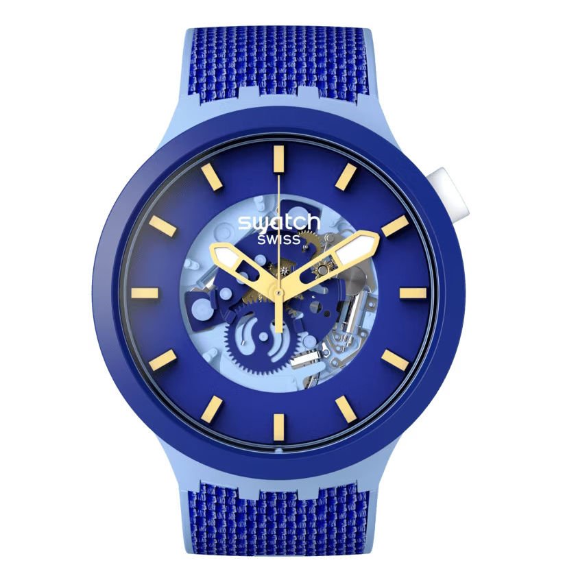 SB05N105 Swatch Bouncing Blue Erkek Kol Saati