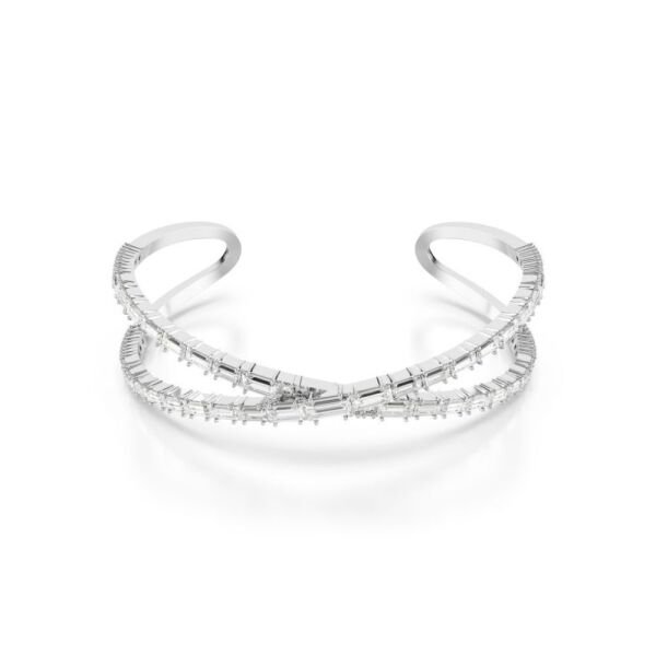 5677626 Swarovski Bilezik Hyperbola:Cuff Whıte/Rhs M 5677626