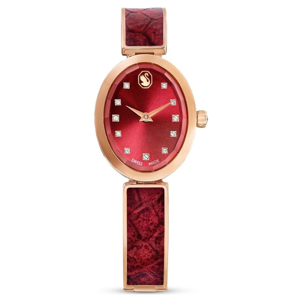 5675998 Swarovski Kol Saati Crystal Rock Oval:Mb Red/Red/Pro 5675998