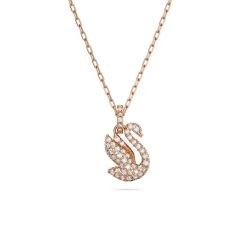 5647555 Swarovski Kolye iconic Swan:Pend Xxs Pendant Whi/Ros