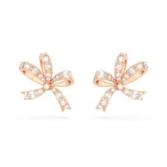 5647572 Swarovski Küpe Volta:Pe Fig S Bow Whi/Ros
