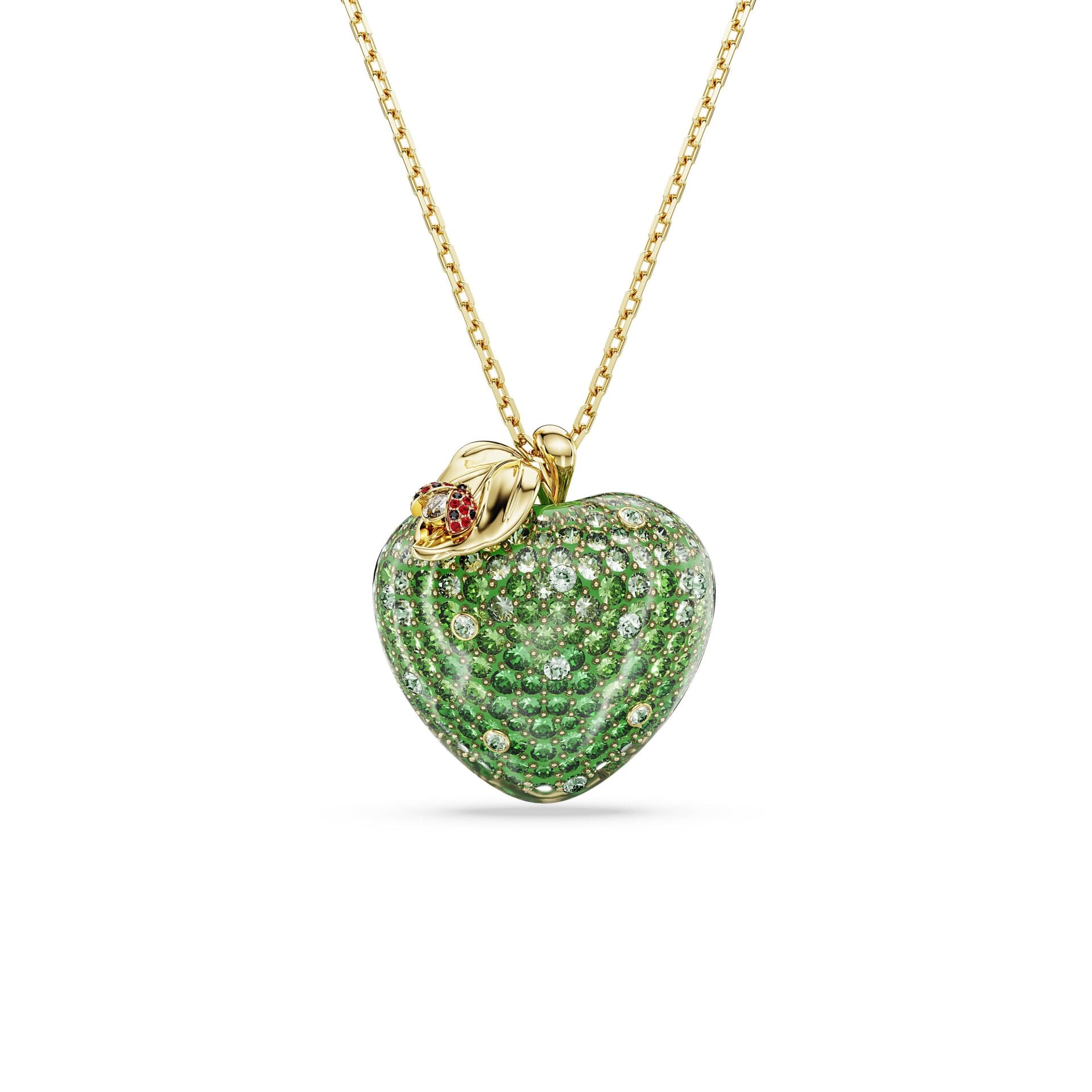 5742675 Swarovski Kolye Idyllıa:Pend Apple Heart Gre/Gos