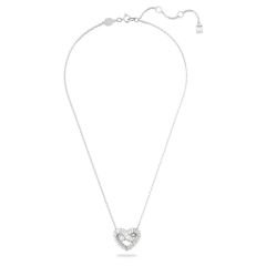 5647924 Swarovski Kolye Matrix:Pend Hrt Woven Whi/Rhs