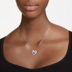 5647924 Swarovski Kolye Matrix:Pend Hrt Woven Whi/Rhs