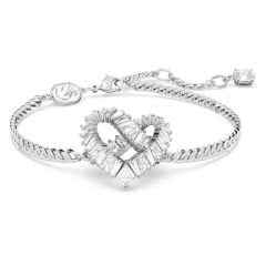 5648299 Swarovski Bilezik Matrix:Bracelet Hrt Woven Whi/Rhs
