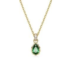 5648751 Swarovski Kolye Stilla:Pend Pear Gre/Gos