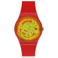 GR185 Swatch Gent Retro-Rosso Kadın Kol Saati