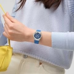 YLS235 Swatch Blue Petal Promise Bayan Kol Saati YLS235