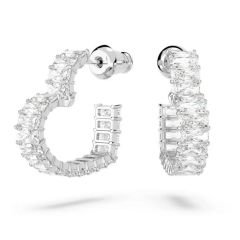 5653170 Swarovski Küpe Matrix:Pe Hoop Hrt S White/Rhs