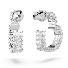 5653170 Swarovski Küpe Matrix:Pe Hoop Hrt S White/Rhs