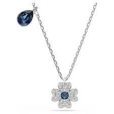 5734553 Ss Te Symbolıca:Necklace Clover Blu/Rhs