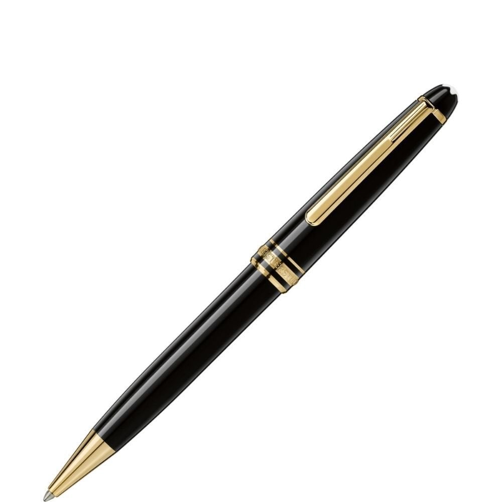 10883 Mont Blanc Meisterstück Gold-Coated Classique Ballpoint Pen