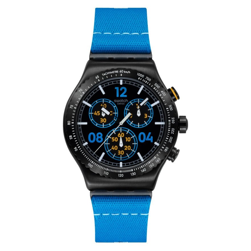 YVB100 Swatch Moments in Blue Erkek Kol Saati YVB100