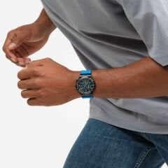 YVB100 Swatch Moments in Blue Erkek Kol Saati YVB100
